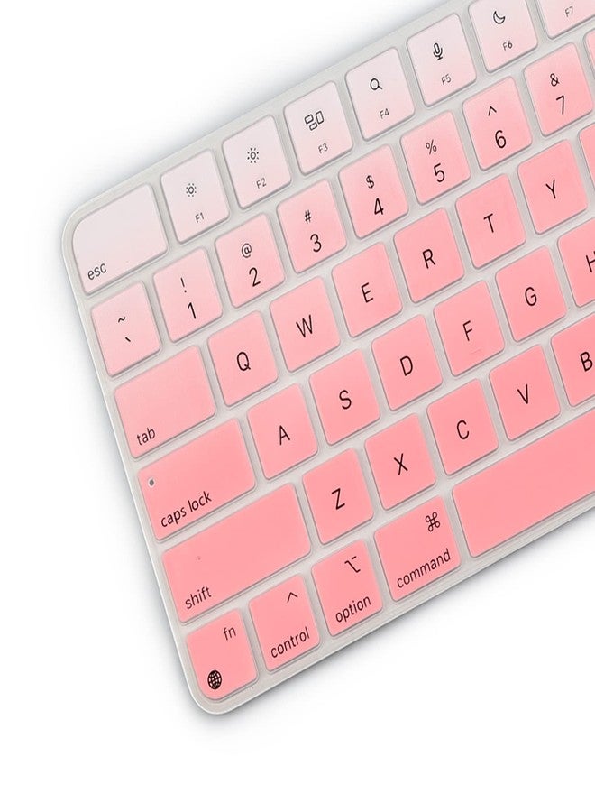 موباي-جول غطاء لوحة مفاتيح لأجهزة Apple iMac المكتبية المتكاملة موديلات 2024/2023/2021، وiMac مقاس 24 بوصة المزود بشريحة M4/M3/M1، ولوحة مفاتيح Apple Magic Keyboard A3118 A2449 A2450 MK293LL/A MK2A3LL/A، وMagic Keyboard 3 - Image 3